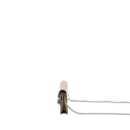 Gucci Dionysus Super Mini Bag GG Supreme/Suede Beige SHW