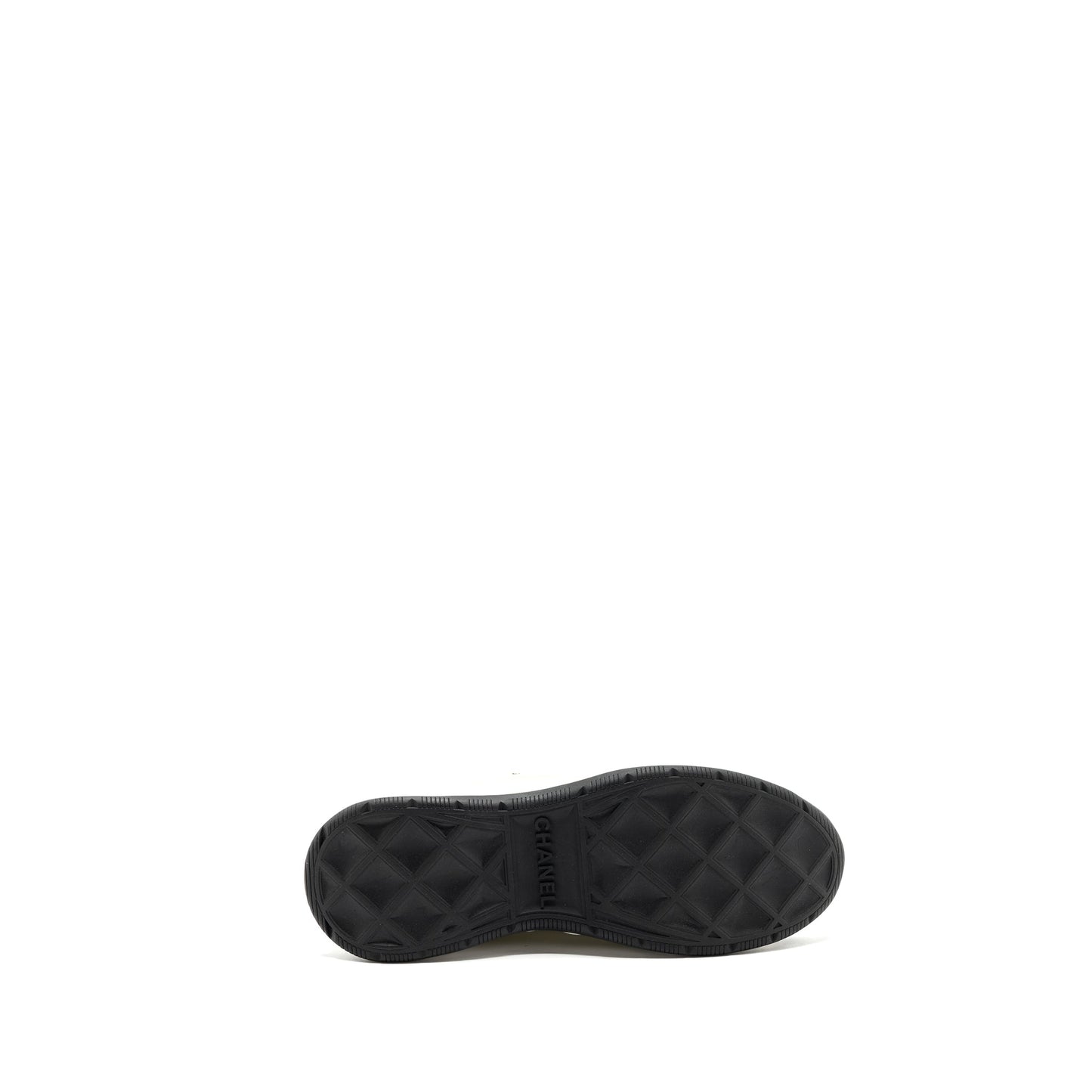 Chanel Size 38 Classic Sneaker Fabric/Suede Calfskin Black/White