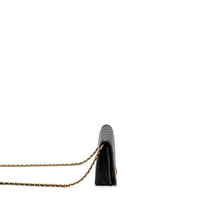 Chanel Boy Wallet On Chain Caviar Black