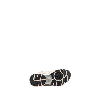 Chanel size 38 cc logo sneaker pink / multicolour