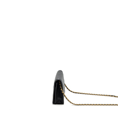 Chanel Boy Wallet On Chain Caviar Black