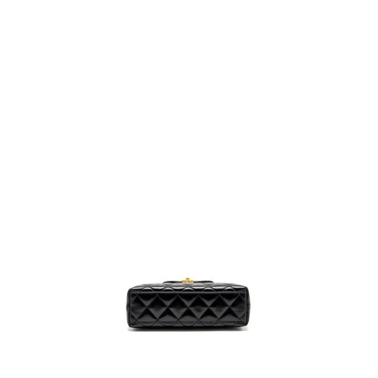 Chanel Mini Kelly Shopping Tote Bag Calfskin Black  (Microchip)