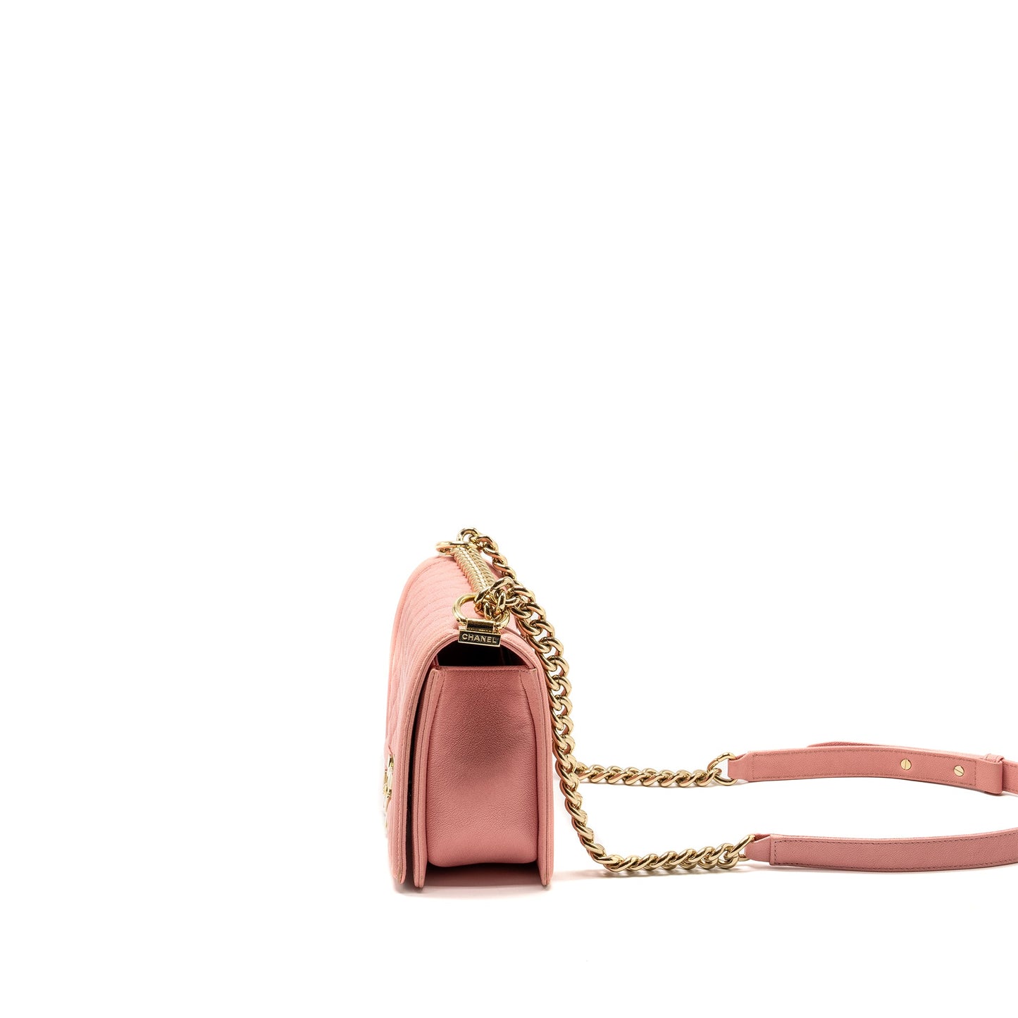 Chanel Medium Boy Bag Caviar PINK L