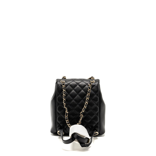 Chanel Triple Pack Duma Backpack Caviar Black L (Microchip)