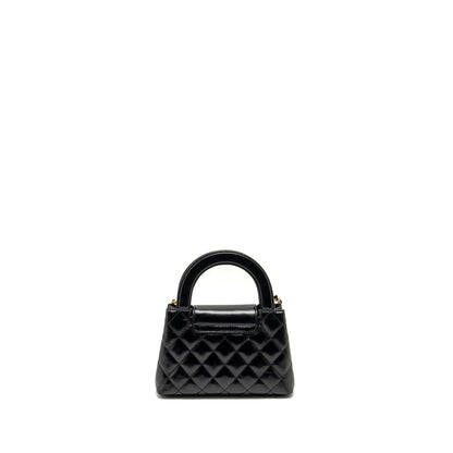Chanel 24a Mini Shopping Tote/ Mini Kelly Calfskin Black  (microchip)