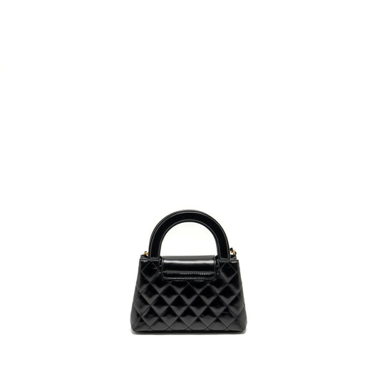 Chanel 24a Mini Shopping Tote/ Mini Kelly Calfskin Black  (microchip)