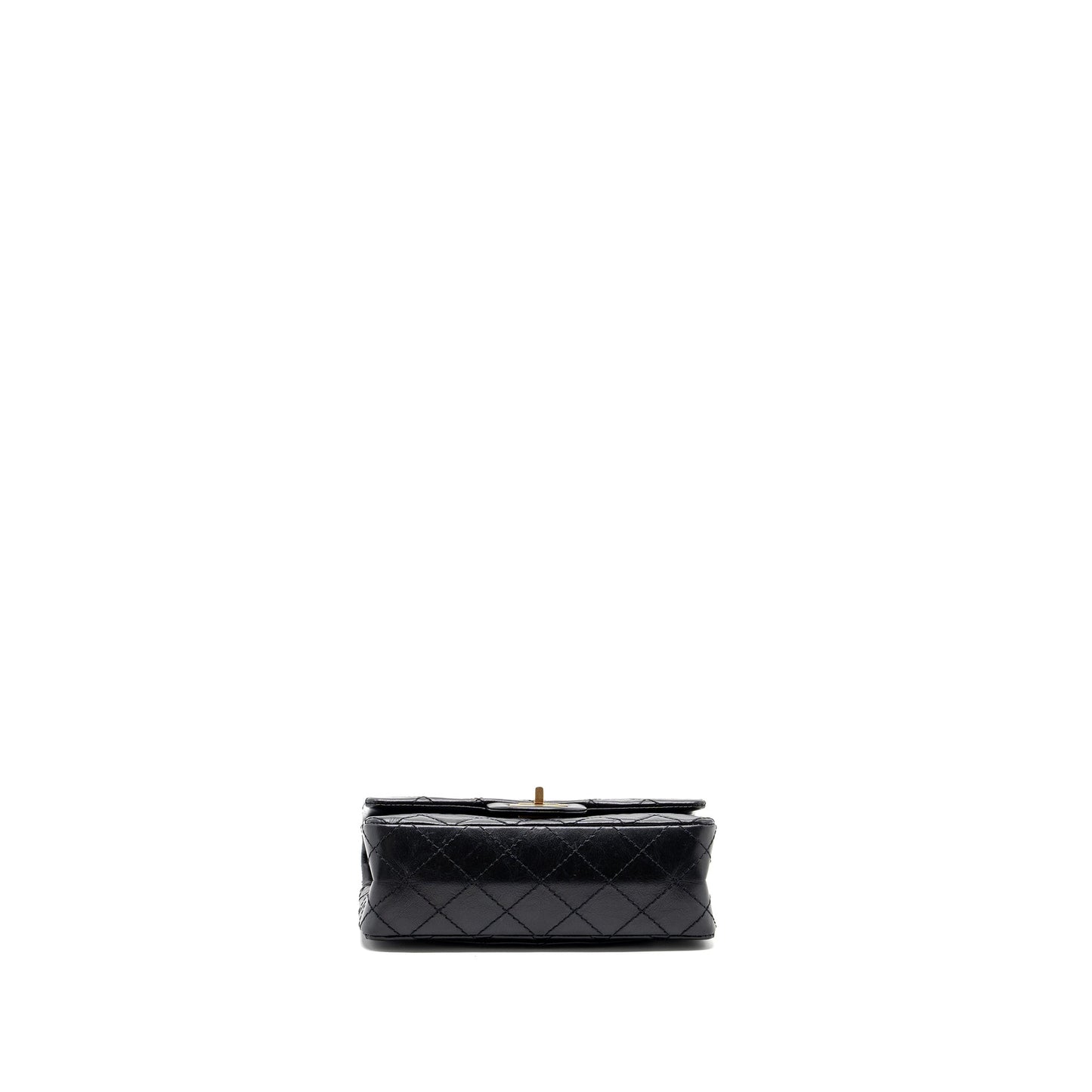 Chanel Mini 2.55 Reissue Flap Bag Aged Calfskin Black (microchip)