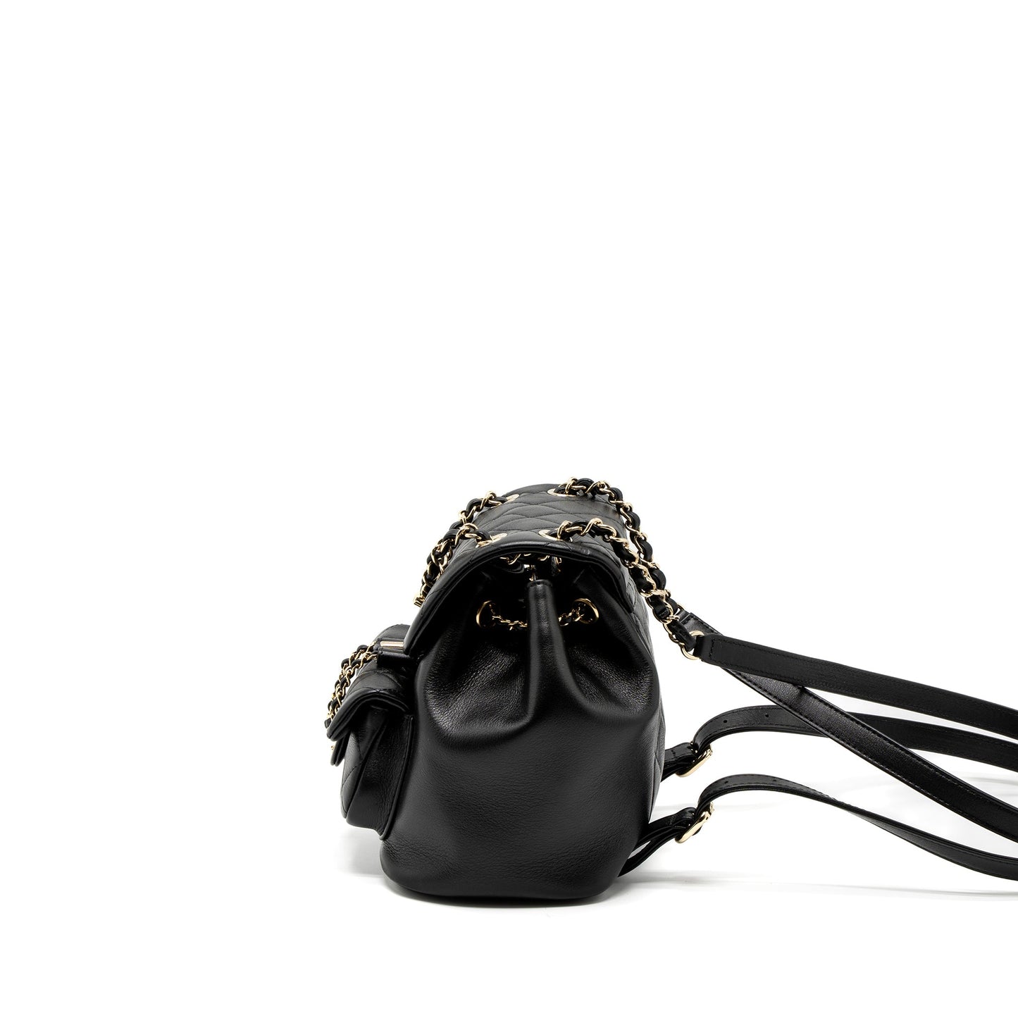 Chanel 23C Duma Mini Backpack Calfskin Black L (Microchip)