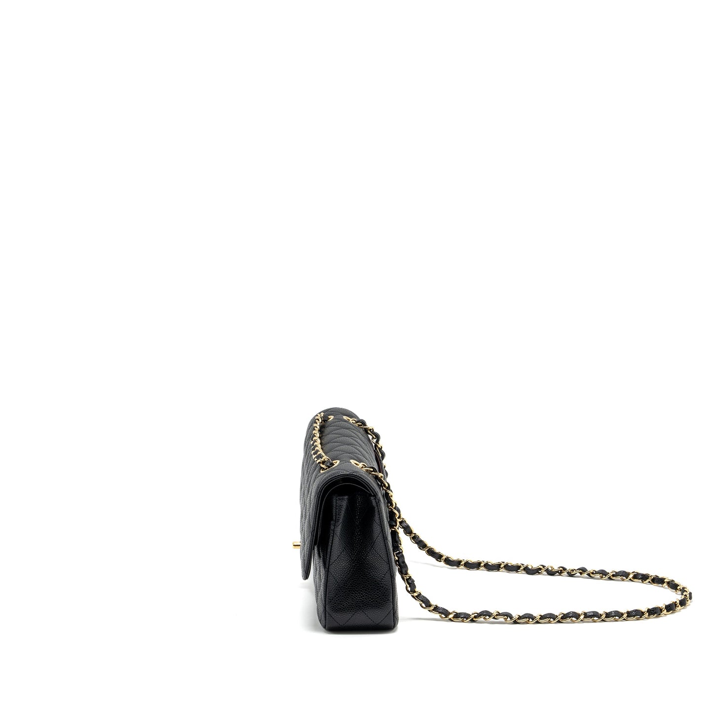 Chanel Medium Classic Double Flap Bag Caviar Black