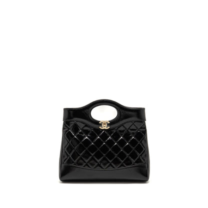 Chanel Mini 31 Bag Shiny Lambskin Black L (microchip)