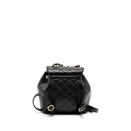 Chanel 23C Duma Mini Backpack Calfskin Black L (Microchip)