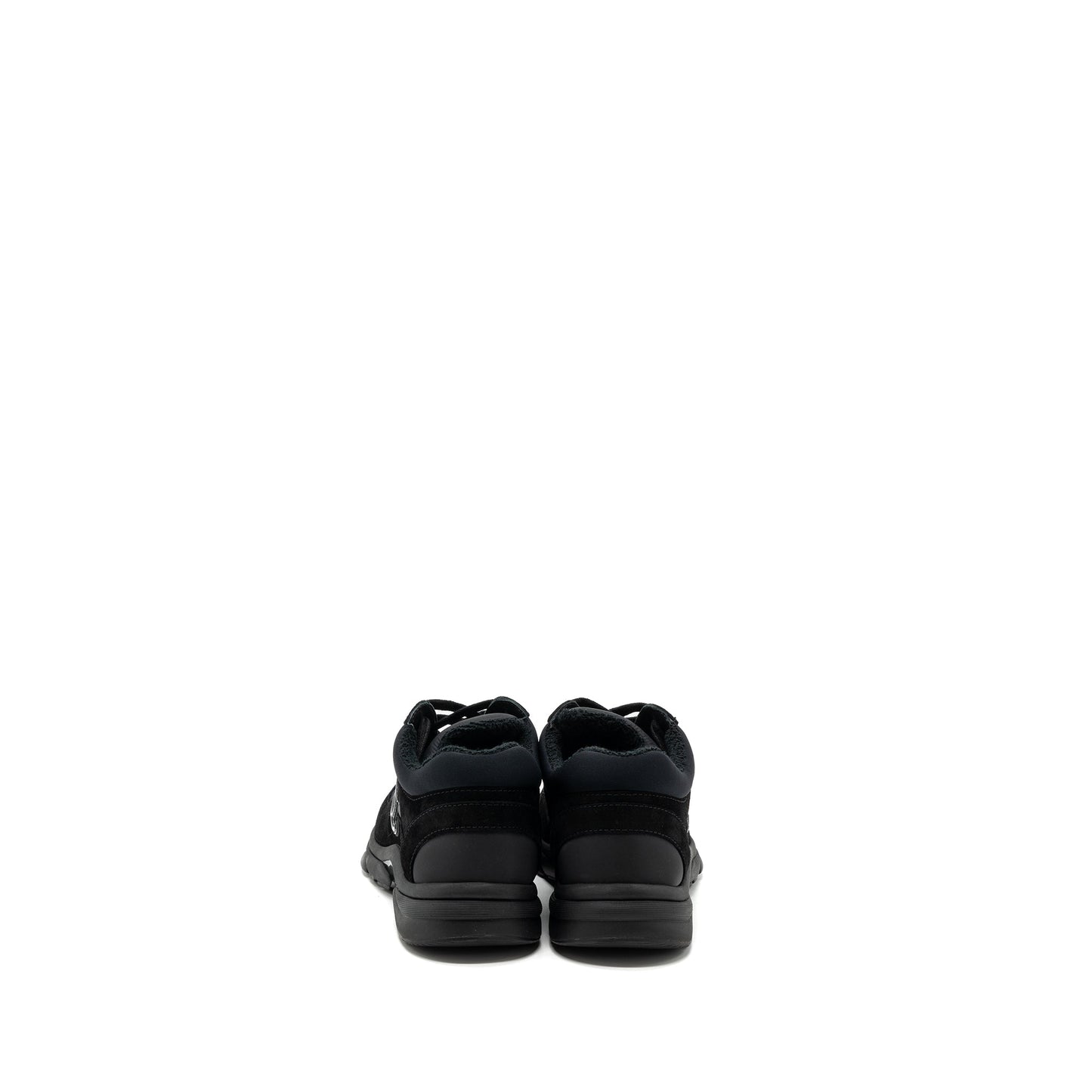 Chanel size 37.5 trainers/ sneakers nylon / suede leather black