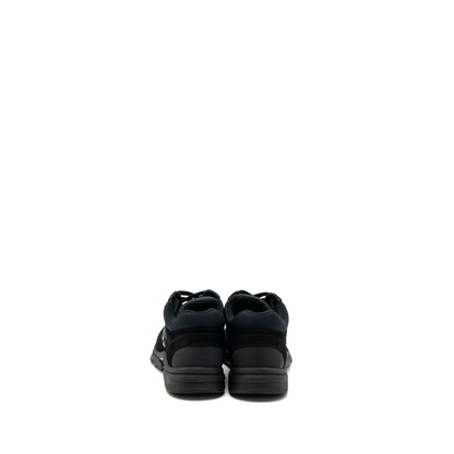 Chanel size 37.5 trainers/ sneakers nylon / suede leather black