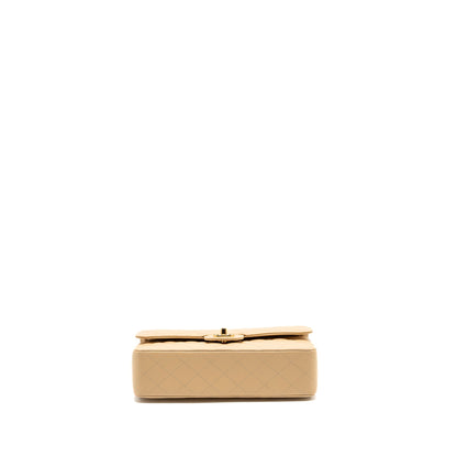 Chanel Medium Classic Double Flap Bag Caviar Beige