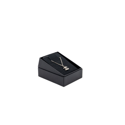 CHANEL CC LOGO NECKLACE CRYSTAL