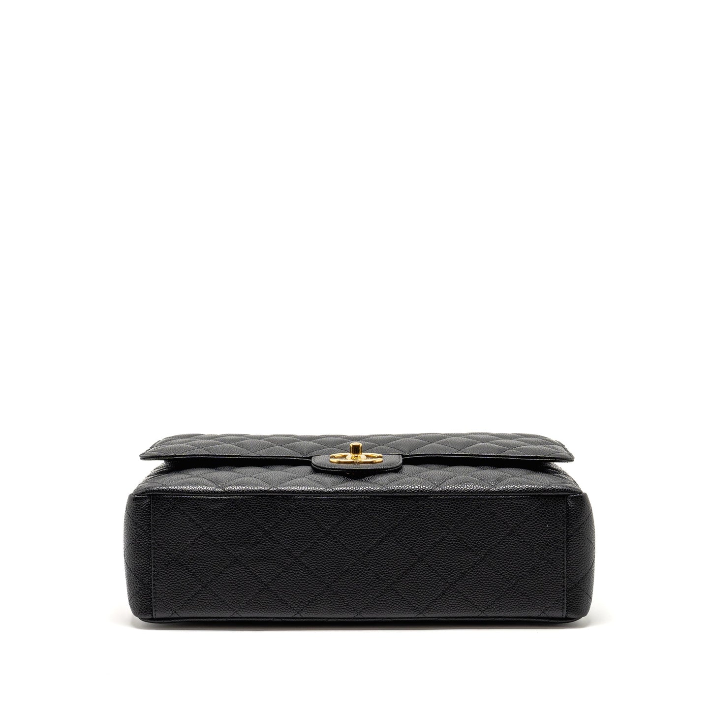 Chanel Maxi Classic Double Flap Bag Caviar Black