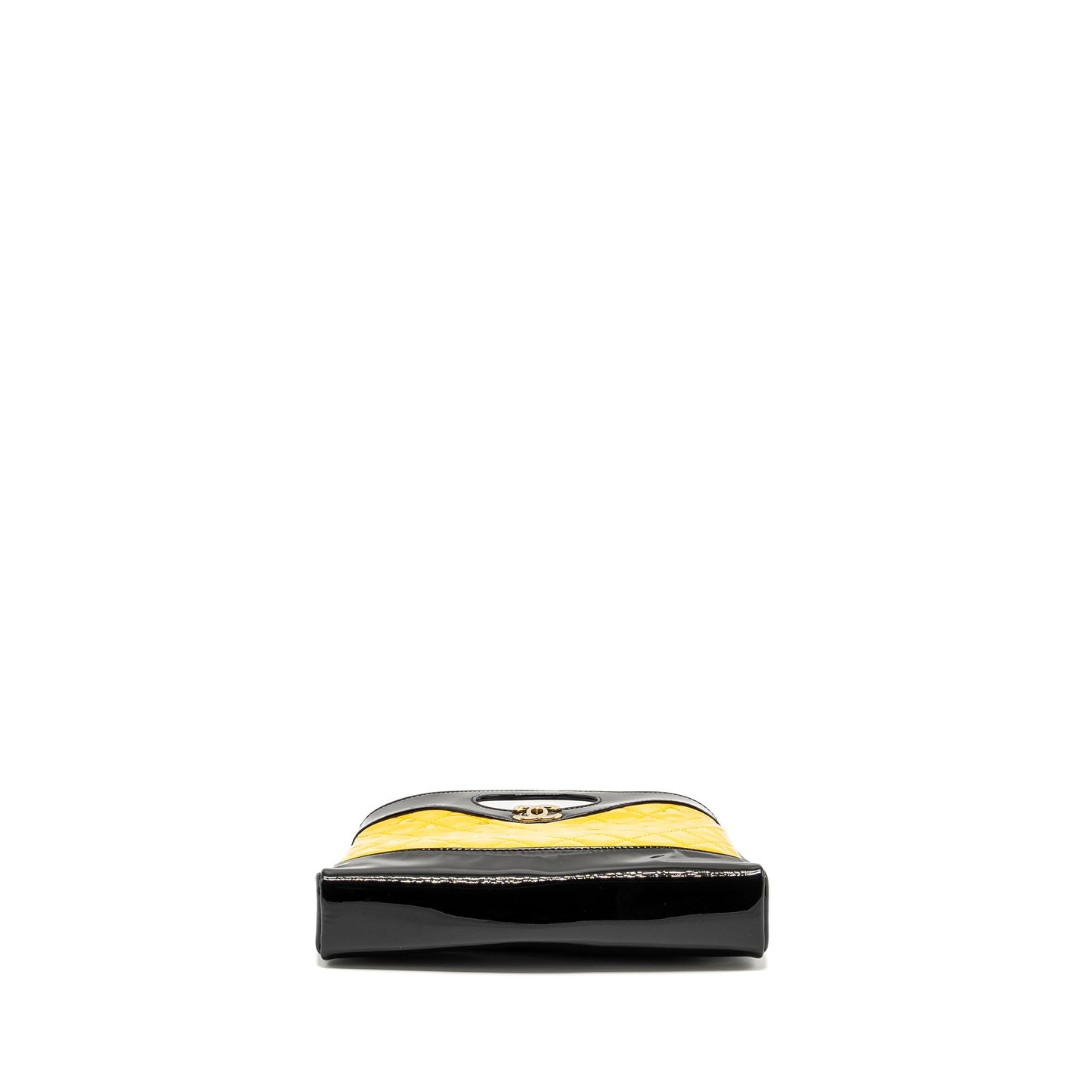 Chanel Mini 31 Bag Patent Black/Yellow L (Microchip)