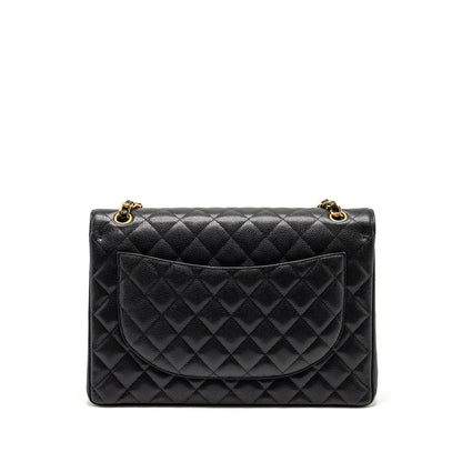 Chanel Maxi Classic Double Flap Bag Caviar Black