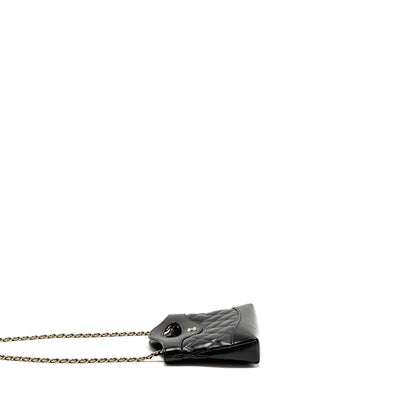 Chanel Mini 31 Clutch with Chain shiny lambskin black L (microchip)