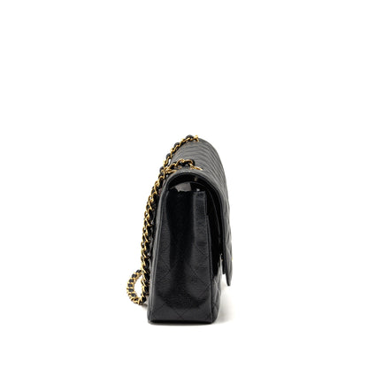 Chanel Maxi Classic Double Flap Bag Caviar Black
