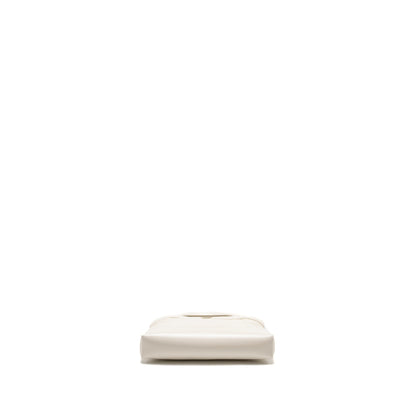 Chanel Mini 31 Clutch with  Chain Shiny Calfskin White L (Microchip)