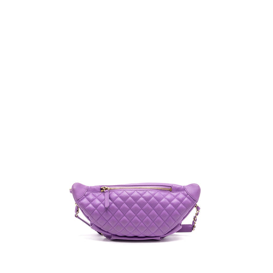 Chanel Belt bag Lambskin Purple L