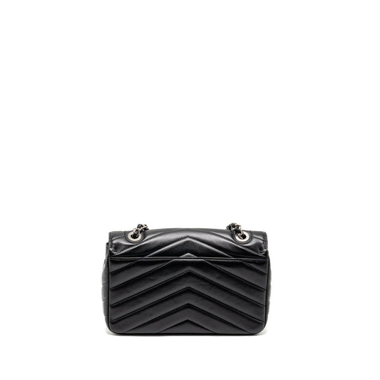 Chanel Envelop Flap Bag Chevron Caviar Black