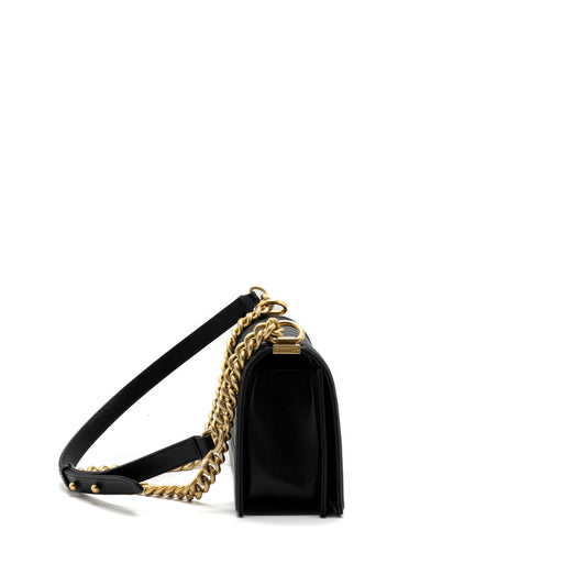 Chanel Medium Classic Boy Bag Caviar Black
