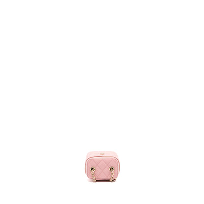 Chanel Mini Vanity Case Caviar Pink L