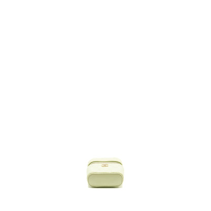 Chanel Mini Vertical Vanity with Chain Caviar Light Green L