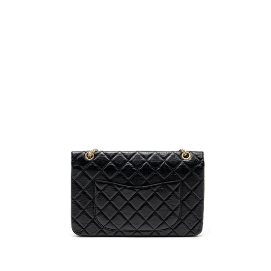 Chanel Large 2.55 Reissue Double Flap Bag Aged Calfskin Black