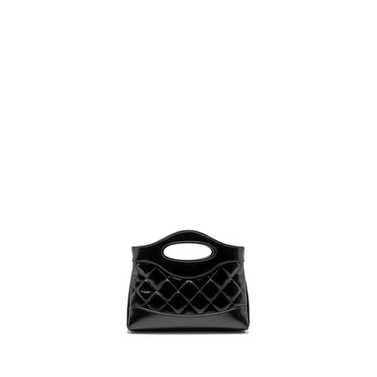 Chanel Mini 31 Clutch With Chain Shiny Calfskin Black L (Microchip)