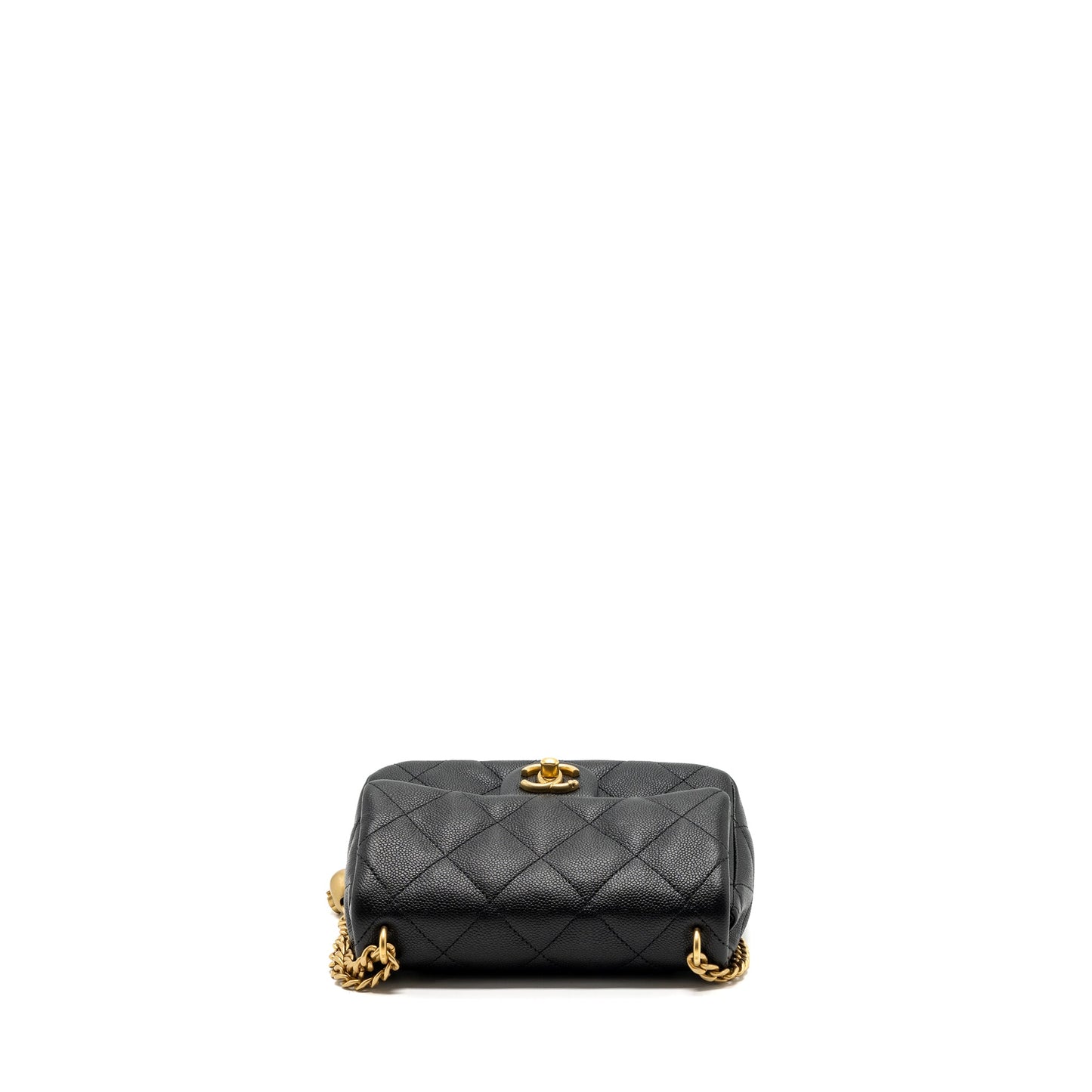 Chanel 23p Coco Love Flap Bag Caviar Black (microchip)