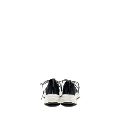 Gucci size 36.5 black / white sneakers