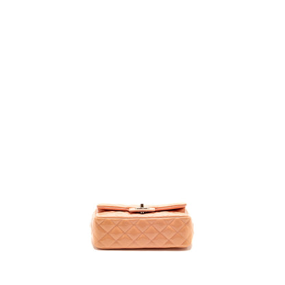 Chanel Mini Rectangular Flap Bag Patent Pink
