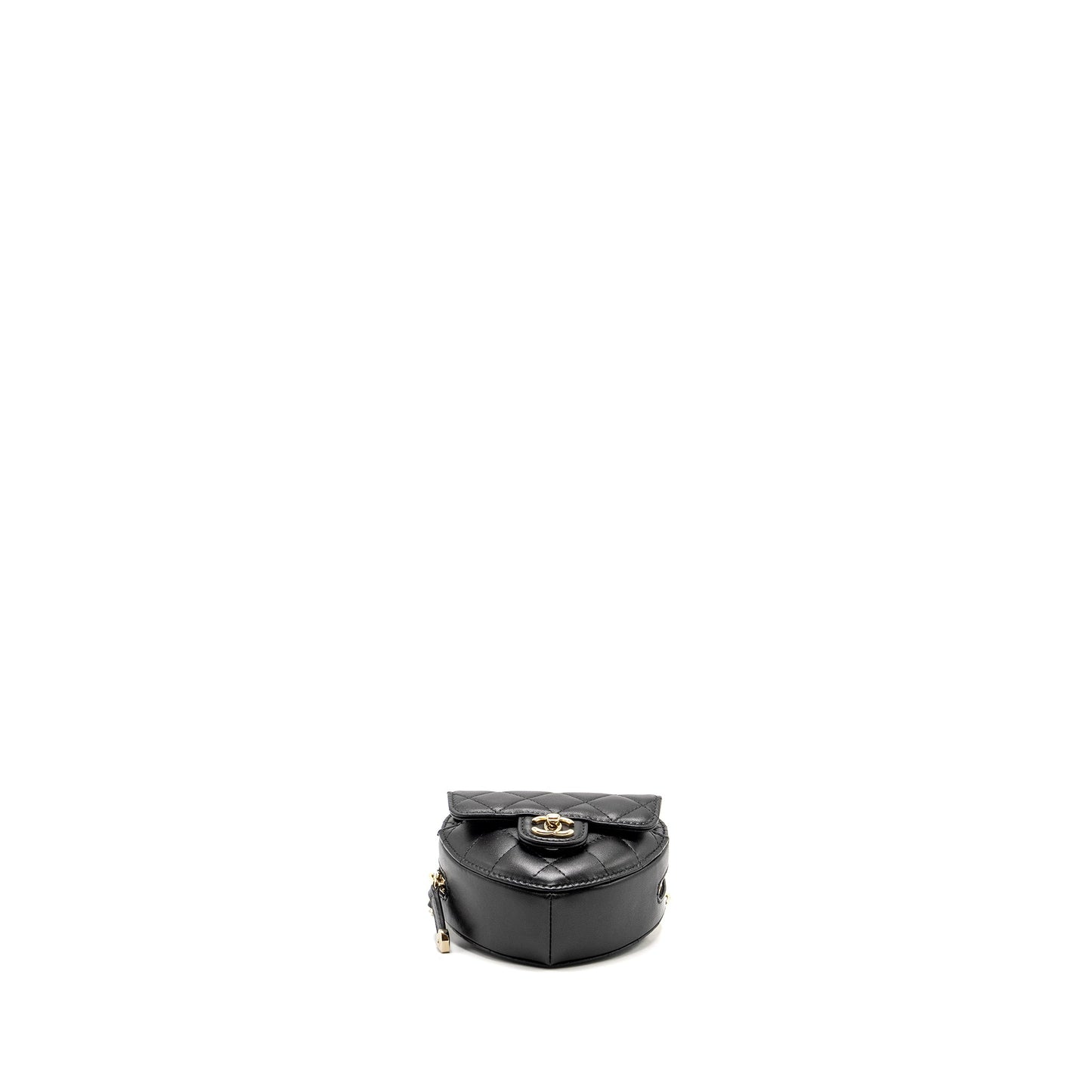 Chanel 22S Heart Belt Bag Lambskin Black L
