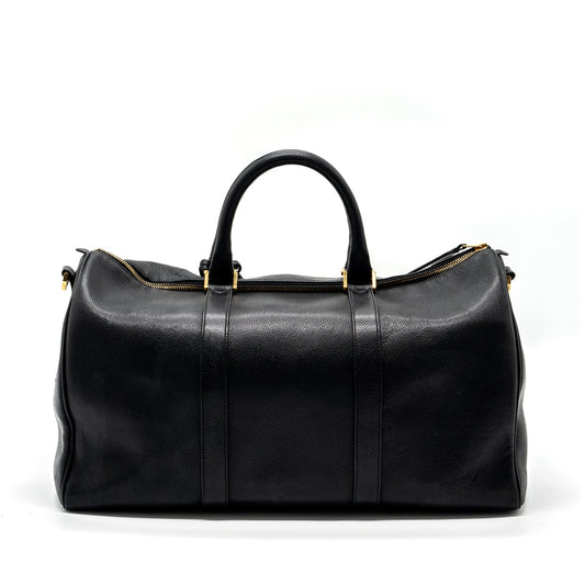 Chanel Vintage Travel Bag Caviar Black