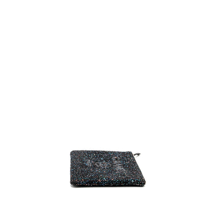 Chanel 20A Deauville Pouch Sequins/Calfskin Black/Multicolour