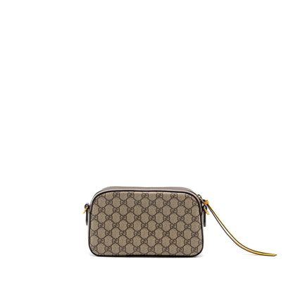 Gucci GG Supreme Camera Bag Canvas/ Leather
