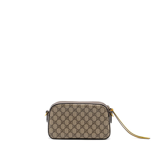 Gucci GG Supreme Camera Bag Canvas/ Leather
