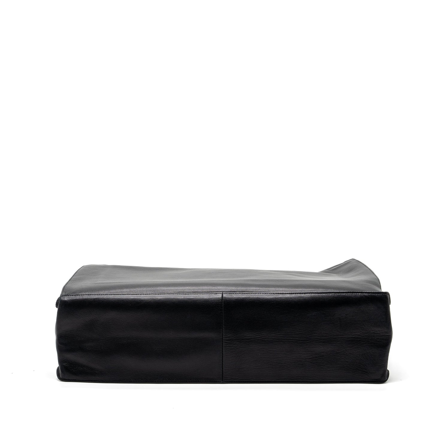 Chanel Vintage Tote Bag Calfskin Black