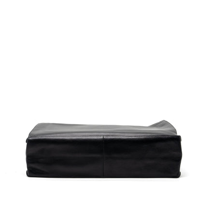 Chanel Vintage Tote Bag Calfskin Black