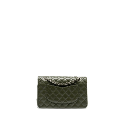 Chanel Medium Classic Double Flap Bag Caviar Olive Green
