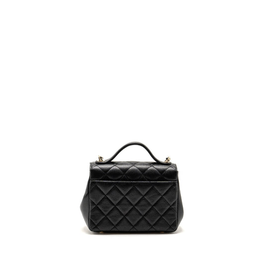 Chanel Small Business Affinity Caviar Black L (Microchip)