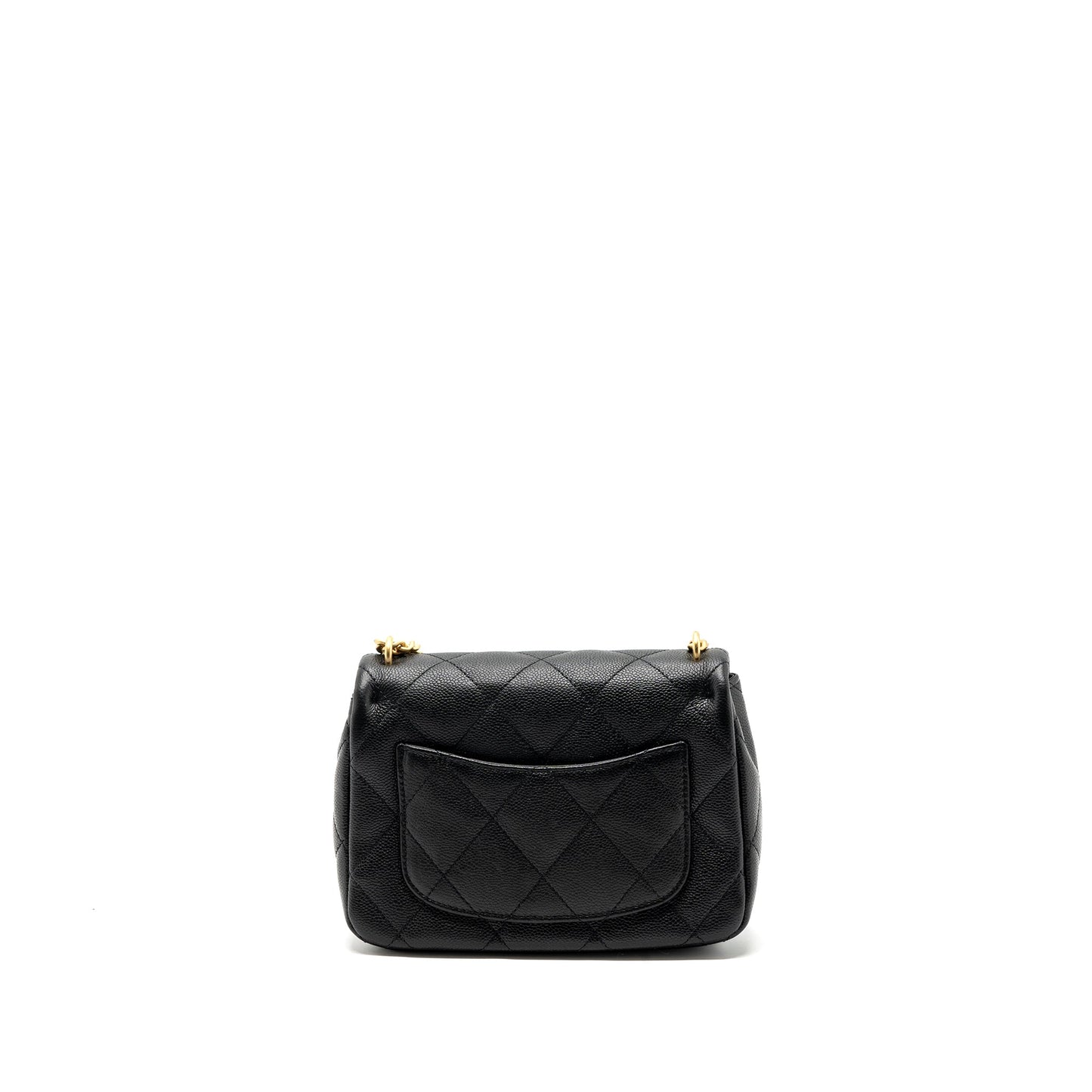 Chanel 23p Coco Love Flap Bag Caviar Black (microchip)
