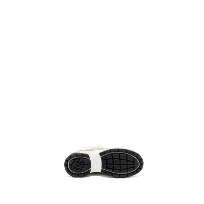Chanel Size 37.5 Metallic Trainer/Sneaker Gold/Silver