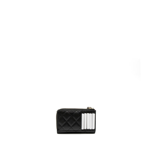 Chanel L Zip Wallet Caviar Black L (Microchip)