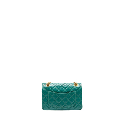 Chanel Mini 2.55 Reissue Flap Bag Calfskin Green