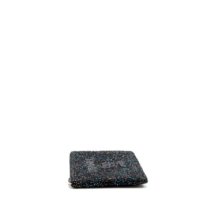 Chanel 20A Deauville Pouch Sequins/Calfskin Black/Multicolour