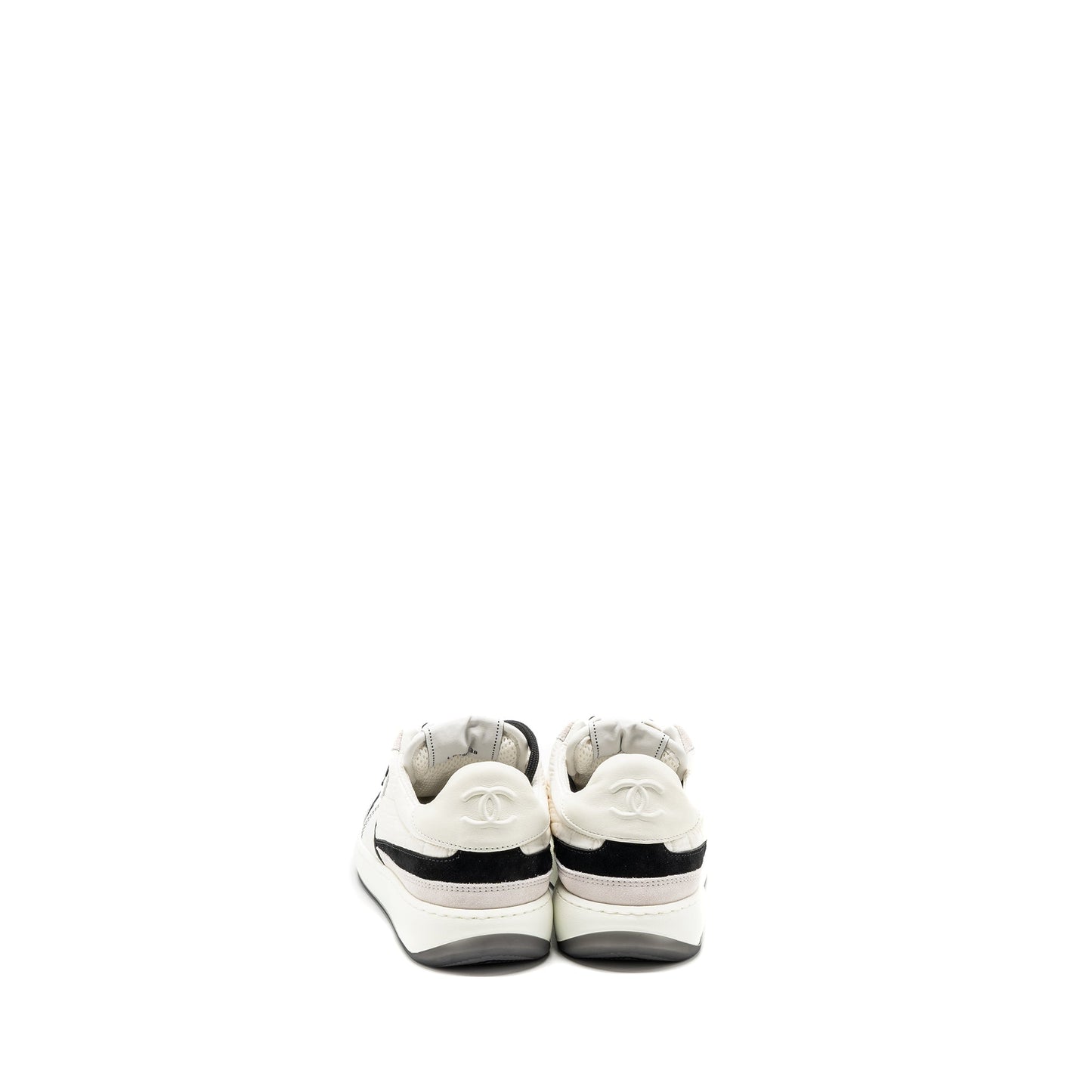 Chanel Size 38 23C sneakers Multicolour black / white / light grey